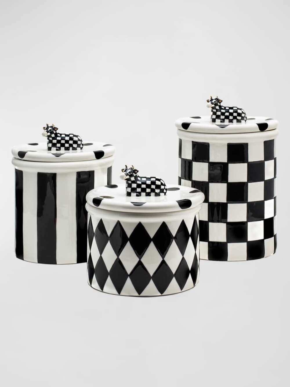 Mackenzie Childs Kitchen Canisters